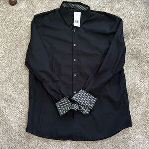 Michael kors mens button down shirt size L nwt